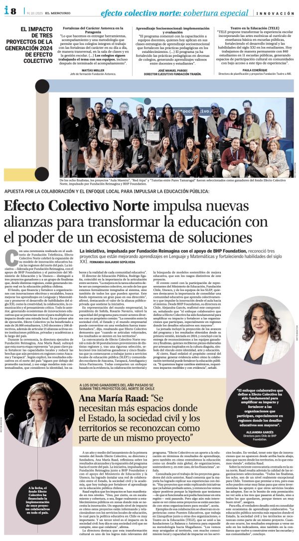 Efecto Colectivo Norte impulsa nuevas alianzas para transformar la educación con el poder de un ecosistema de soluciones